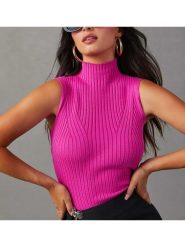 Milan Kiss Top w kolorze różowym rozmiar: XL. Różowe topy Milan Kiss, xl, bez wzorów, bez kołnierzyka, bez ramiączek. Za 104.99 zł.