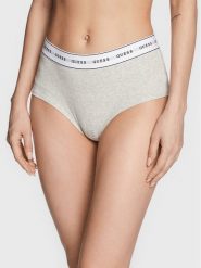 Guess Figi brazylijskie Carrie O97E03 KBBU1 Szary. Szare figi Guess, z aplikacjami, z bawełny. Za 59.99 zł.