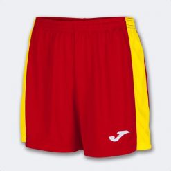 Szorty do biegania damskie Joma Maxi. Czerwone szorty Joma, bez wzorów, sportowe. Za 81.50 zł.