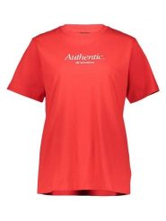 New Balance Koszulka w kolorze czerwonym rozmiar: M. Czerwone t-shirty sportowe New Balance, m, bez wzorów, z bawełny, bez ramiączek, outdoorowe. Za 70.90 zł.