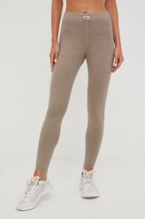 Reebok Classic legginsy damskie kolor szary gładkie. Szare legginsy Reebok Classic, bez wzorów. W wyprzedaży za 144.99 zł.
