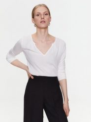 MAX&Co. Bluzka Modugno 49719923 Biały Regular Fit. Białe bluzki MAX&Co., l, bez wzorów, z wiskozy, bez kołnierzyka, bez ramiączek. Za 389.99 zł.