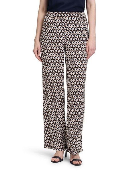 Betty Barclay Spodnie w kolorze granatowo-beżowym rozmiar: 40. Brązowe spodnie materiałowe Betty Barclay, bez wzorów, z materiału. Za 140.20 zł.