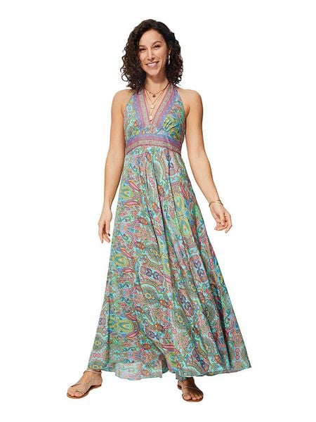 Aller Simplement Sukienka ze wzorem rozmiar: 34-40. Sukienki Aller Simplement, bez wzorów, klasyczne, bez kołnierzyka, bez ramiączek, maxi. Za 78.84 zł.