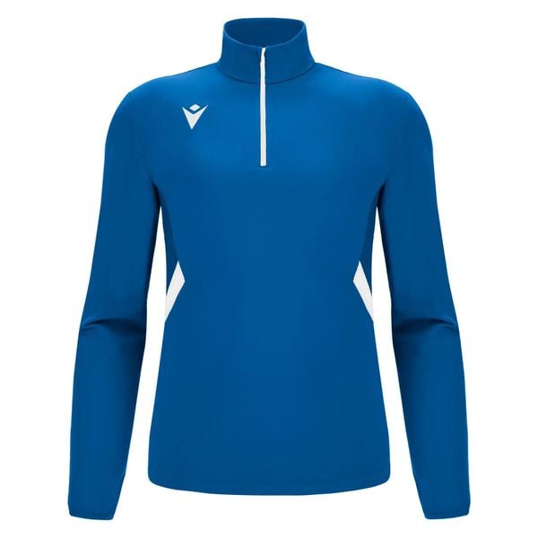 Bluza rozpinana 1/4 Macron Piave. Niebieskie bluzy Macron, m, bez wzorów, z nylonu, bez kaptura, na fitness i siłownię. Za 178.00 zł.