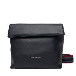 Torebka Tommy Hilfiger. Niebieskie listonoszki Tommy Hilfiger, bez wzorów, bez dodatków. Za 509.99 zł.