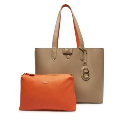 Torebka TWINSET. Brązowe torebki klasyczne Twinset, bez wzorów, klasyczne, bez dodatków. Za 429.99 zł.