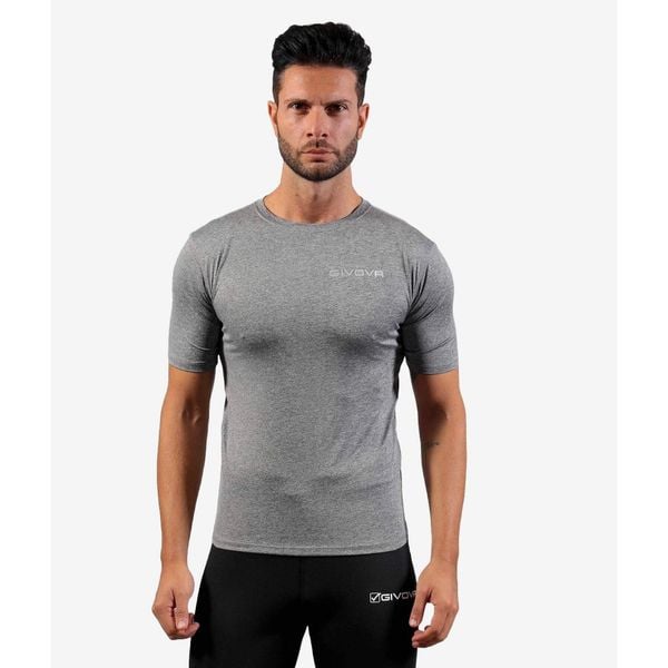 Elastyczny podkoszulek Givova Corpus 2. Szare bielizna termoaktywna damska Givova, bez wzorów, bez ramiączek, do piłki nożnej. Za 181.99 zł.