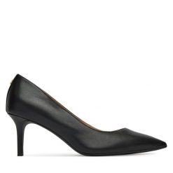Szpilki LAUREN RALPH LAUREN. Czarne szpilki Lauren Ralph Lauren, bez wzorów, bez obcasa, na szpilce, bez zapięcia. Za 469.99 zł.