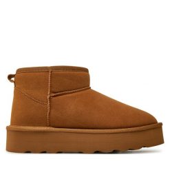 Śniegowce ONLY. Brązowe śniegowce ONLY, bez wzorów, bez zapięcia. Za 249.99 zł.