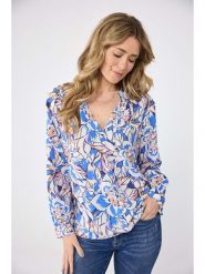 LIEBLINGSSTÜCK Bluzka "Rukani" w kolorze kremowo-niebieskim rozmiar: 34. Niebieskie bluzki LIEBLINGSSTÜCK, bez wzorów, bez kołnierzyka, bez ramiączek. Za 127.65 zł.