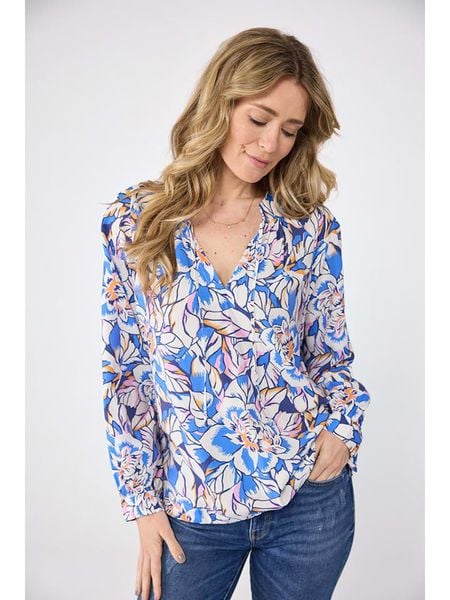 LIEBLINGSSTÜCK Bluzka "Rukani" w kolorze kremowo-niebieskim rozmiar: 34. Niebieskie bluzki LIEBLINGSSTÜCK, bez wzorów, bez kołnierzyka, bez ramiączek. Za 132.05 zł.