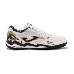Buty piłkarskie turfy unisex Joma FS Reactive skórzane treningowe na orlik. Białe buty treningowe Joma, bez wzorów, z materiału, bez zapięcia, do piłki nożnej. Za 219.99 zł.