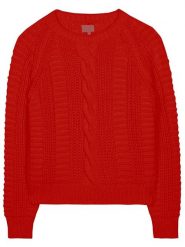 Herrlicher Sweter "Nelline" w kolorze czerwonym rozmiar: S. Czerwone swetry Herrlicher, s, bez wzorów, ze splotem, bez ramiączek. Za 171.68 zł.