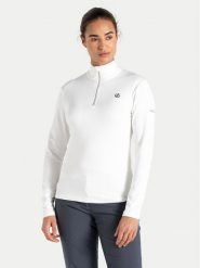 Dare2B Bluza techniczna Lowline II DWL452 Biały Slim Fit. Białe bluzy bez kaptura Dare2B, bez wzorów, z syntetyku, bez kaptura, narciarskie. Za 69.99 zł.