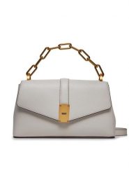 DKNY Torebka Conner R343RB25 Szary. Szare torebki klasyczne DKNY, bez wzorów, ze skóry, bez dodatków. Za 1,579.00 zł.