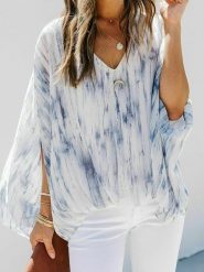 LA Angels Bluzka w kolorze niebieskim rozmiar: XL. Niebieskie bluzki LA Angels, xl, bez wzorów, bez kołnierzyka, bez ramiączek. Za 109.26 zł.