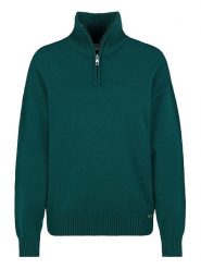 Fresh Made Sweter w kolorze ciemnozielonym rozmiar: M. Zielone swetry Fresh Made, m, bez wzorów, bez ramiączek. Za 79.21 zł.