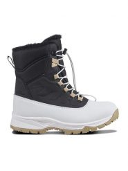 Icepeak Kozaki zimowe "Alofi" w kolorze biało-czarnym rozmiar: 39. Białe kozaki Icepeak, na zimę, bez wzorów, z materiału, eleganckie, bez obcasa, bez zapięcia. Za 301.64 zł.