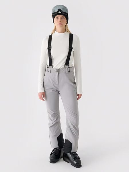 4F Spodnie narciarskie w kolorze szarym rozmiar: S. Szare spodnie dresowe 4f, bez wzorów. Za 257.92 zł.