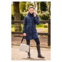 Wodoodporna parka dla kobiet Whis Coach. Niebieskie płaszcze WHIS, bez wzorów, sportowe, bez kaptura. W wyprzedaży za 1,468.65 zł.