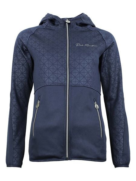 Peak Mountain Kurtka polarowa "Amon" w kolorze granatowym rozmiar: S. Niebieskie kurtki Peak Mountain, s, bez wzorów, z materiału, bez kaptura. Za 176.08 zł.