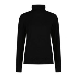 Sweter okrągły dekolt z wełny merino damski CMP. Niebieskie swetry CMP, xl, bez wzorów, z wełny, bez ramiączek. Za 253.50 zł.