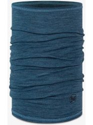 Buff Wełniany szal-koło w kolorze niebieskim rozmiar: onesize. Niebieskie szaliki i kominy Buff, bez wzorów, z materiału. Za 109.78 zł.