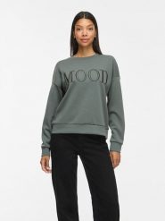 Vila Bluza "Reflect" w kolorze zielonym rozmiar: S. Zielone bluzy Vila, s, bez wzorów, bez ramiączek, bez kaptura. Za 139.95 zł.