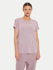 EA7 Emporio Armani T-Shirt 6DTT03 TJKUZ 1341 Różowy Slim Fit. Czerwone t-shirty sportowe EA7 Emporio Armani, m, bez wzorów, z syntetyku, bez ramiączek, na fitness i siłownię. Za 169.99 zł.