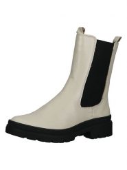Ara Shoes Skórzane sztyblety w kolorze kremowym rozmiar: 40. Brązowe botki Ara Shoes, bez wzorów, z gumy, sportowe, bez zapięcia. Za 255.94 zł.