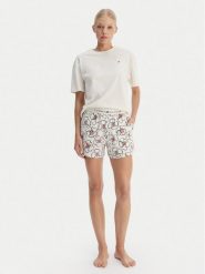 Tommy Hilfiger Piżama UW0UW05760 Beżowy Regular Fit. Brązowe piżamy Tommy Hilfiger, xl, bez wzorów, z bawełny, bez kołnierzyka, bez ramiączek. Za 289.99 zł.