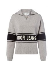Joop Jeans sweter z dzianiny - Kilo Kobiety Bawełna szary, M. Szare swetry Joop! Jeans, m, bez wzorów, z bawełny, casualowe, bez ramiączek. Za 429.95 zł.