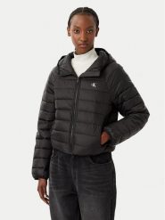 Calvin Klein Jeans Kurtka przejściowa LV047G505G Czarny Regular Fit. Czarne kurtki Calvin Klein Jeans, l, bez wzorów, z jeansu, bez kaptura. Za 849.99 zł.