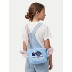 Torebka Disney Classics. Niebieskie listonoszki Disney Classics, bez wzorów, bez dodatków. Za 79.99 zł.