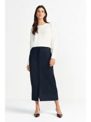 Rich & Royal Sweter w kolorze kremowym rozmiar: XL. Brązowe swetry Rich & Royal, xl, bez wzorów, z bawełny, bez ramiączek. Za 197.63 zł.