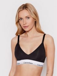 Calvin Klein Underwear Biustonosz do karmienia 000QF6218E Czarny. Czarne biustonosze Calvin Klein Underwear, bez wzorów, z bawełny. Za 119.99 zł.