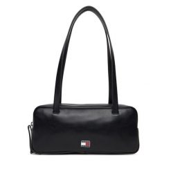 Torebka Tommy Jeans. Czarne torebki klasyczne Tommy Jeans, bez wzorów, z jeansu, klasyczne, bez dodatków. Za 529.99 zł.