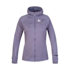 Bluza damska z kapturem Hannah Eli. Fioletowe bluzy Hannah, bez wzorów, sportowe, bez ramiączek, z kapturem. Za 424.80 zł.