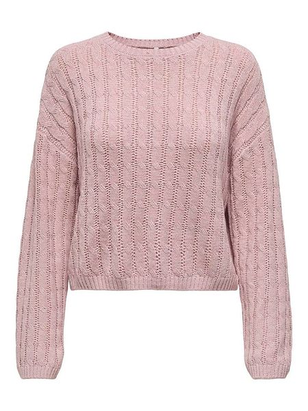 ONLY Sweter w kolorze jasnoróżowym rozmiar: S. Różowe swetry ONLY, s, bez wzorów, bez ramiączek. Za 114.44 zł.