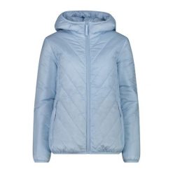 Damska kurtka z kapturem CMP. Niebieskie kurtki CMP, s, bez wzorów, z puchu, eleganckie, z kapturem. Za 508.50 zł.