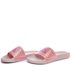 Klapki damskie Kappa Logo Searl. Brązowe klapki Kappa, bez wzorów, eleganckie, bez obcasa, bez zapięcia. Za 126.00 zł.