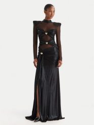 Babylon Sukienka wieczorowa S00822 Czarny Slim Fit. Czarne sukienki Babylon, s, bez wzorów, z syntetyku, wizytowe, bez kołnierzyka, bez ramiączek. Za 2,279.00 zł.