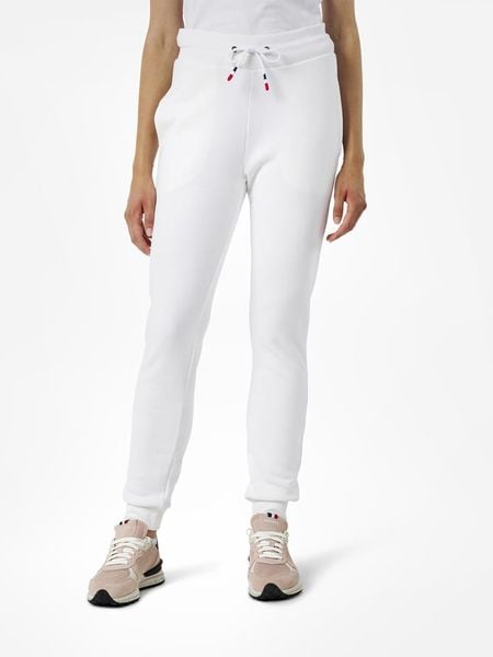 ROSSIGNOL Spodnie dresowe "Logo" w kolorze białym rozmiar: L. Białe spodnie dresowe Rossignol, bez wzorów, z dresówki. Za 187.96 zł.