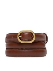 Gino Rossi Pasek Damski BLYL23005 Brązowy. Brązowe paski Gino Rossi, bez wzorów, ze skóry. Za 79.99 zł.