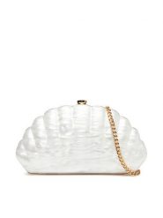 Aldo Torebka Sheshell 13989718 Biały. Białe kopertówki Aldo, bez wzorów, z tworzywa sztucznego, wizytowe, bez dodatków. Za 279.99 zł.