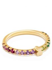 TOUS Pierścionek 1004564012 Złoty. Żółte pierścionki tous, metalowe. Za 479.99 zł.