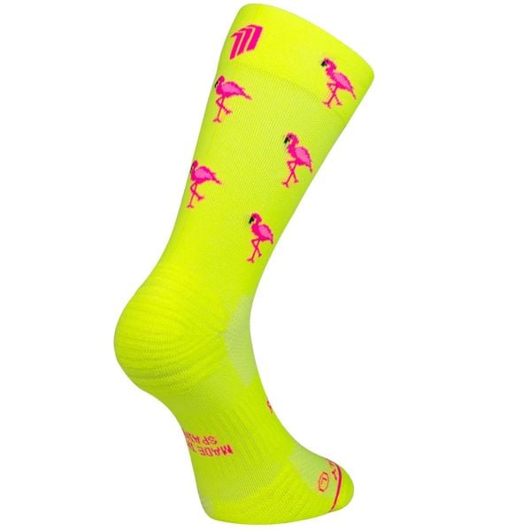 Skarpetki Sporcks Flamingo. Żółte skarpetki SPORCKS, bez wzorów, z nylonu. Za 154.00 zł.