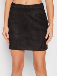 Vero Moda Spódnica mini Donnadina 10210430 Czarny Regular Fit. Czarne spódnice Vero Moda, s, bez wzorów, z syntetyku, mini. Za 109.99 zł.