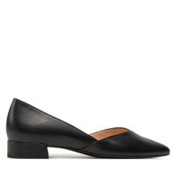 Baleriny HÖGL. Czarne baleriny Högl, bez wzorów, bez obcasa, bez zapięcia. Za 649.99 zł.